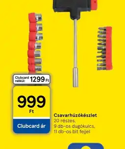 Tesco Csavarhúzkészlet ajánlat