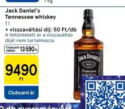 Tesco Jack Daniel's Tennessee whiskey ajánlat