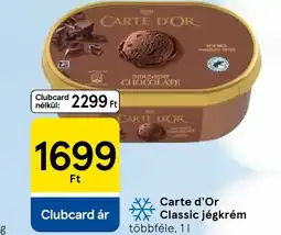 Tesco Carte d'Or Classic jégkrém ajánlat