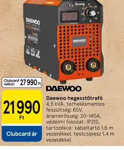 Tesco Daewoo hegesztőtraf ajánlat