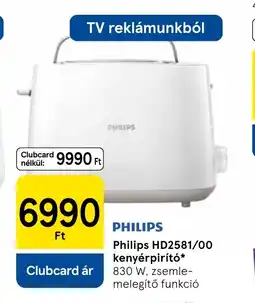 Tesco Philips HD2581/00 kenyérpirító ajánlat