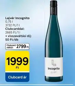 Tesco Lajvér Incognito ajánlat