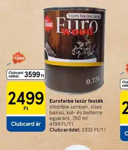 Tesco Eurofarbe lazúr festék ajánlat