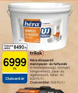 Tesco Héra diszperzit mennyezet- és falfesték ajánlat