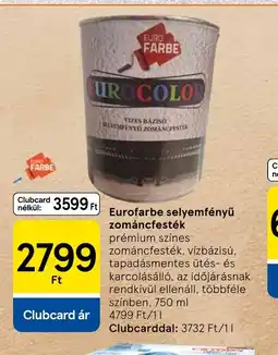 Tesco Eurofarbe selyemfényű zománcfesték ajánlat
