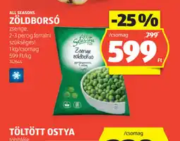 ALDI All Seasons Zöldbors ajánlat