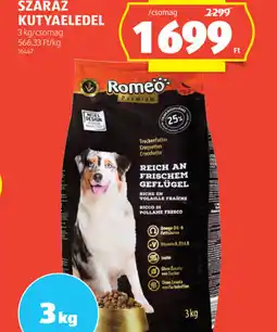 ALDI Romeo Prémium Száraz Kutyaeledel ajánlat