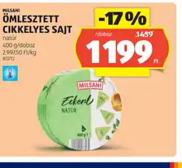 ALDI Milsani Ömlesztett Cikkelyes Sajt ajánlat