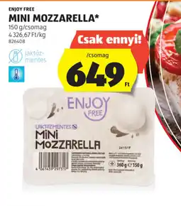 ALDI Enjoy Free Mini Mozzarella ajánlat