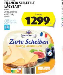 ALDI Roi de Trefle Francia Szeletelt Lágysajt ajánlat
