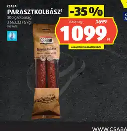 ALDI Csabai Parasztkolbász ajánlat