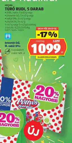ALDI Pöttyös Túr Rudi ajánlat