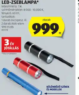 ALDI Casalux LED-zseblámpa ajánlat