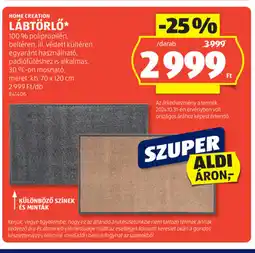 ALDI Home Creation Lábtörlő ajánlat