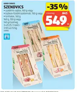 ALDI Good Choice Szendvics ajánlat