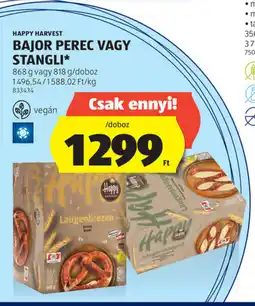 ALDI Happy Harvest Bajor Perec vagy Stangli ajánlat