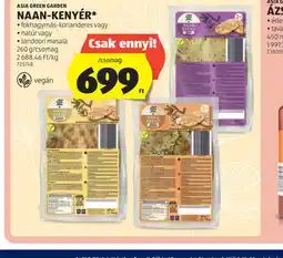 ALDI Asia Green Garden Naan-Kenyér ajánlat