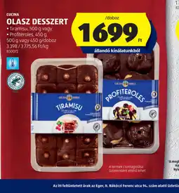 ALDI Cucina Olasz Desszert ajánlat