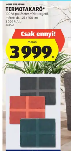 ALDI Home Creation Termotakar ajánlat