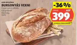 ALDI Burgonyás Vekni ajánlat