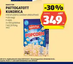 ALDI Snack Fun Pattogatott Kukorica ajánlat
