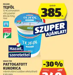 ALDI Milsani Tejfol ajánlat