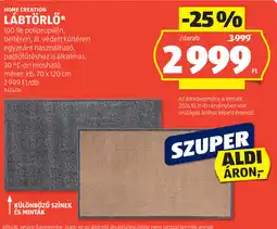 ALDI Home creation lábtörlő ajánlat