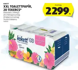 ALDI Kokett xxl toalettpapír ajánlat