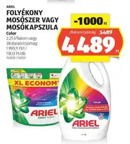 ALDI ARIEL FOLYÉKONY MOSÓSZER VAGY MOSÓKAPSZULA ajánlat
