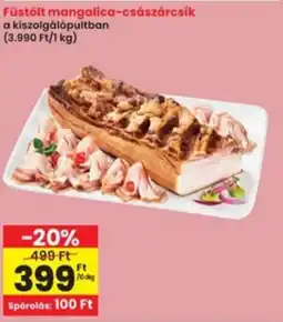 Interspar Füstölt mangalica-császárcsík ajánlat