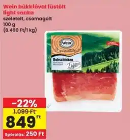 Interspar Wein bükkfával füstölt light sonka ajánlat