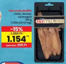 Interspar Vici makrélafilé ajánlat