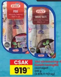 Interspar Vici vöröshering-filé, füstölt heringfilé ajánlat