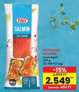 Interspar Vici füstölt lazacfilé ajánlat