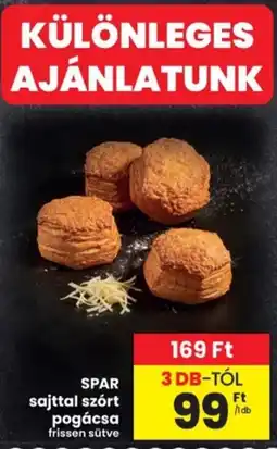 Interspar SPAR sajttal szórt pogácsa ajánlat