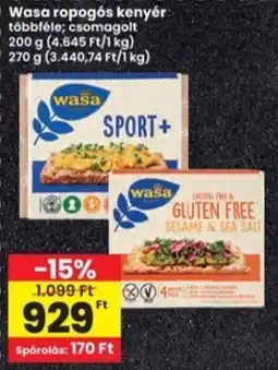Interspar Wasa ropogós kenyér ajánlat