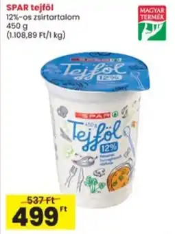 Interspar SPAR tejföl 12% ajánlat