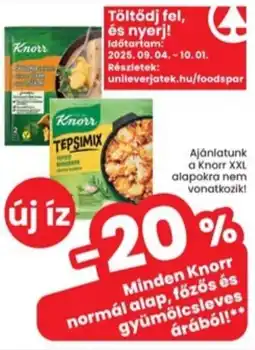 Interspar Knorr normál alap ajánlat
