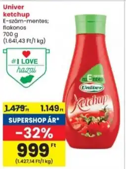 Interspar Univer ketchup ajánlat