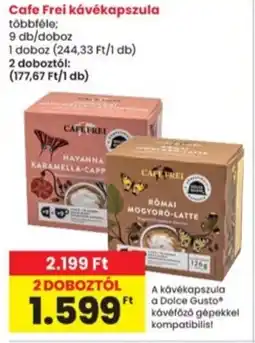 Interspar Cafe Frei kávékapszula ajánlat