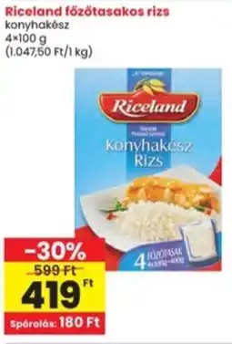 Interspar Riceland főzőtasakos rizs ajánlat