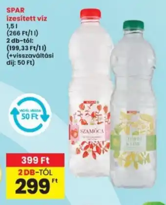 Interspar SPAR ízesített víz ajánlat