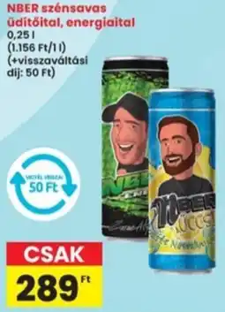 Interspar NBER szénsavas üdítőital, energiaital ajánlat