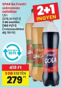 Interspar SPAR Be Fresh! szénsavas üdítőital ajánlat