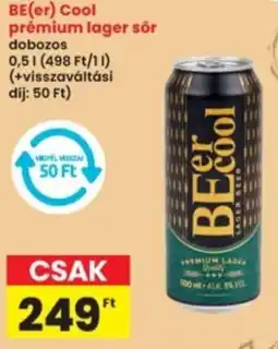 Interspar BE(er) Cool prémium lager sör ajánlat