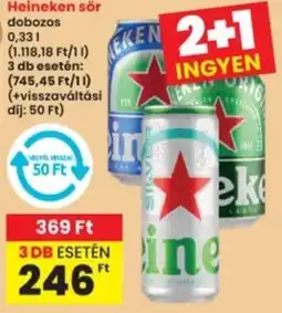 Interspar Heineken sör ajánlat