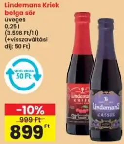 Interspar Lindemans Kriek belga sör ajánlat