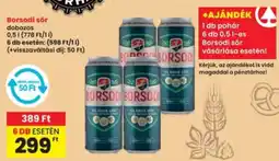 Interspar Borsodi sör ajánlat