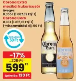 Interspar Corona Extra mexikói kukoricasör ajánlat