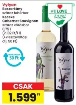 Interspar Vylyan Boszorkány, Cabernet Sauvignon ajánlat